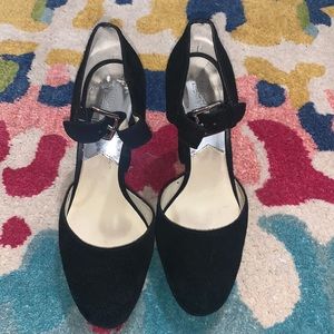 MICHAEL by Michael Kors black leather heels